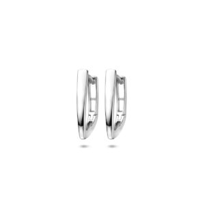 klapoorringen 16,5 mm zilver gerhodineerd