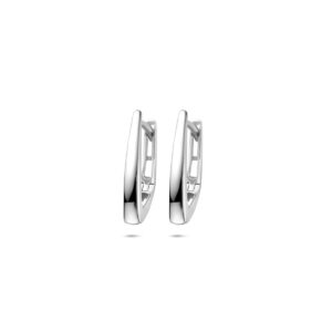 klapoorringen 17 mm zilver gerhodineerd