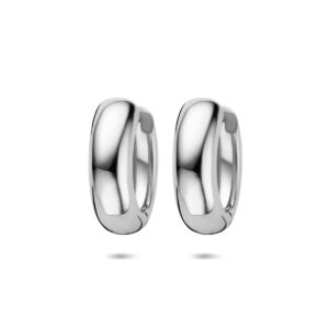 klapoorringen 20 mm zilver gerhodineerd