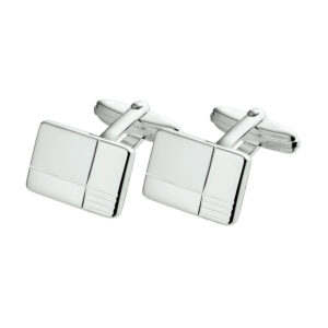 manchetknopen mat gediamanteerd zilver wit