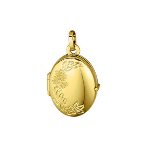 medaillon gravure 14K geelgoud
