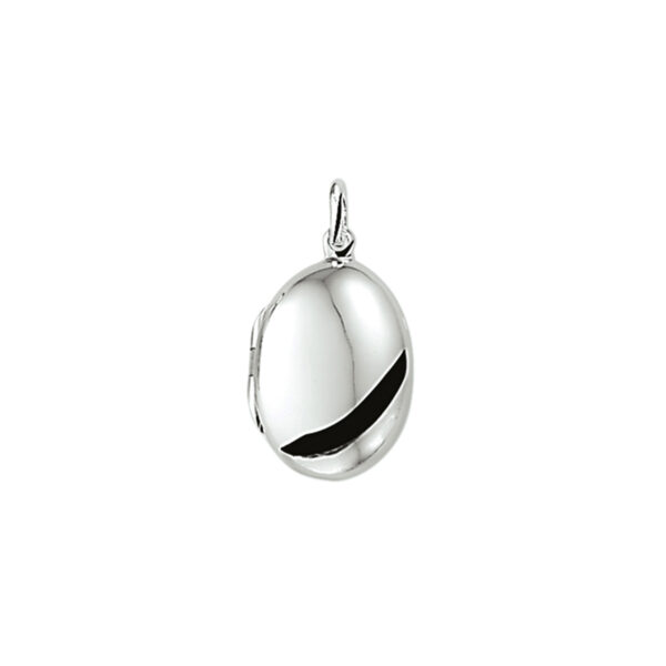 medaillon zilver gerhodineerd