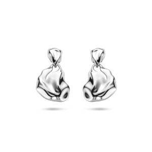 oorhangers 16 mm zilver gerhodineerd