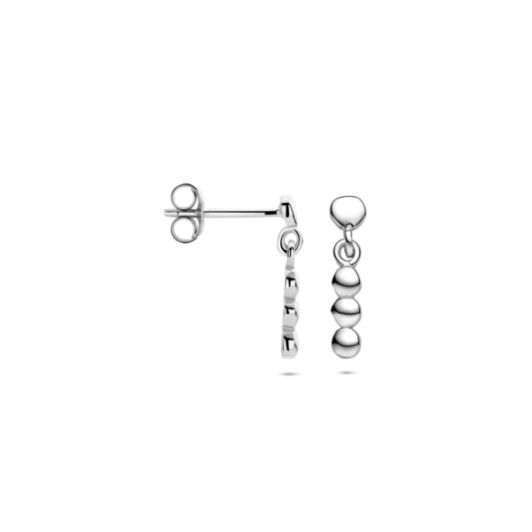 oorhangers bolletjes 15 mm zilver gerhodineerd - Afbeelding 3