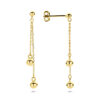 oorhangers bolletjes 35 mm 14K geelgoud - Afbeelding 3