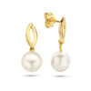 oorhangers parel 14K geelgoud - Afbeelding 3