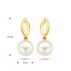 oorhangers parel 14K geelgoud - Afbeelding 4
