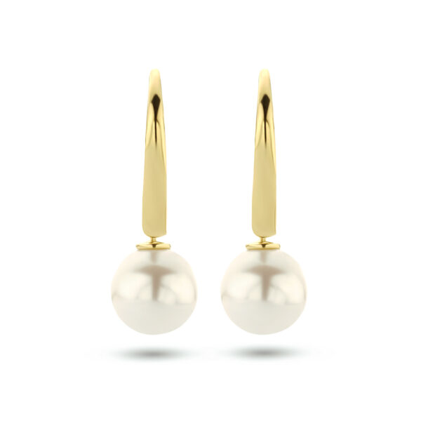 oorhangers parel brisur haak 14K geelgoud