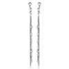oorhangers schakel 55 mm zilver gerhodineerd