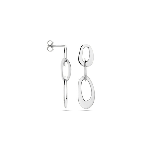 oorhangers zilver gerhodineerd - Afbeelding 3