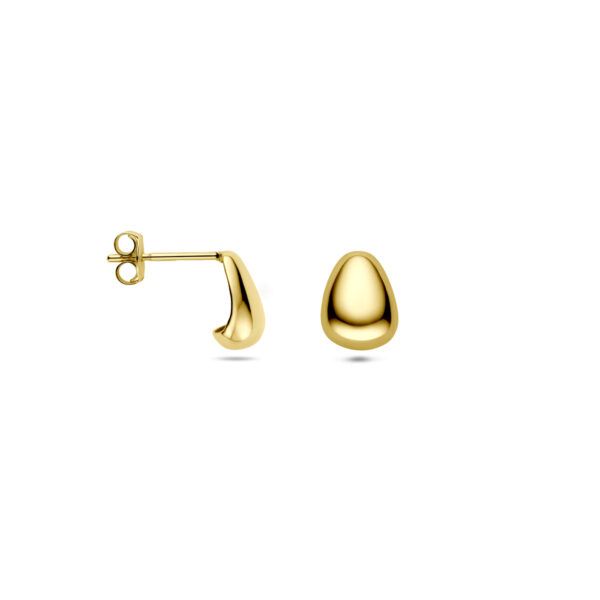 oorknoppen 8 mm 14K geelgoud - Afbeelding 3