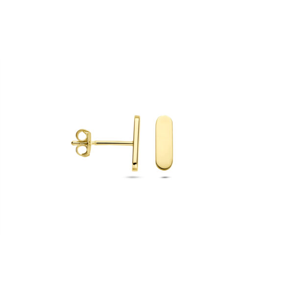 oorknoppen 8,5 mm 14K geelgoud - Afbeelding 3