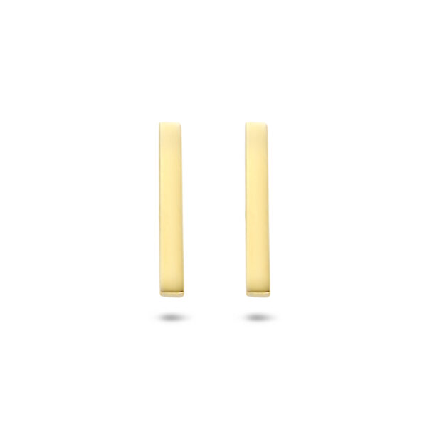 oorknoppen balkje 14K geelgoud