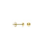 oorknoppen bol 3,5 mm 14K geelgoud - Afbeelding 3