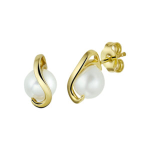 oorknoppen parel 14K geelgoud