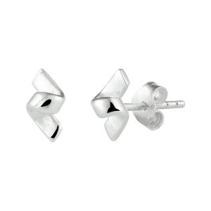oorknoppen zilver wit