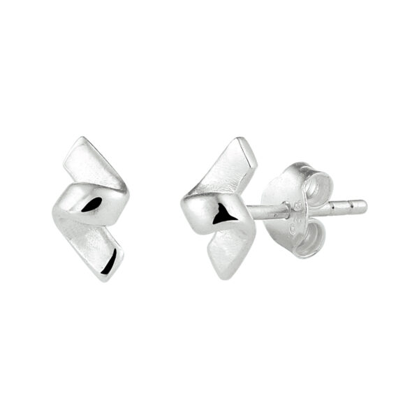 oorknoppen zilver wit