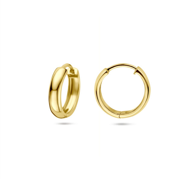 oorringen 15 mm 14K geelgoud - Afbeelding 3