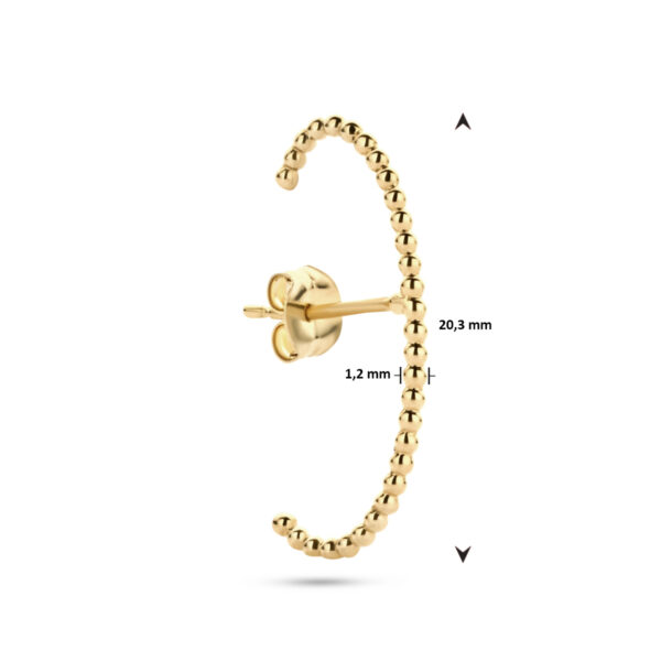 oorsteker bolletjes 14K geelgoud - Afbeelding 4