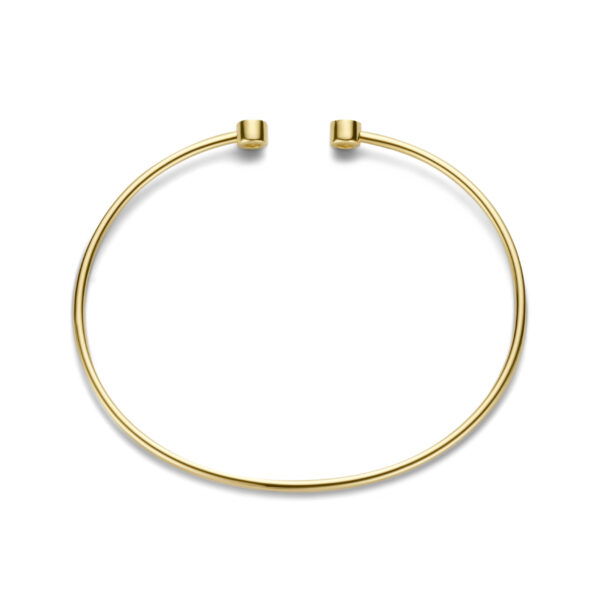 spangarmband diamant 0.19ct h si 14K geelgoud - Afbeelding 3