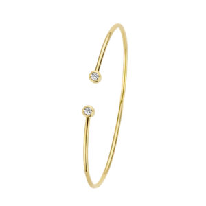 spangarmband diamant 0.19ct h si 14K geelgoud
