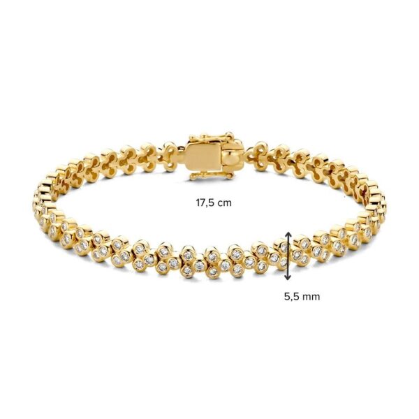 Armband geelgoud briljant 2.45 crt. - Afbeelding 2