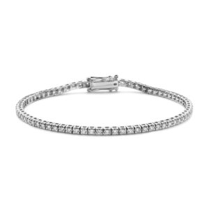 Armband witgoud briljant 1,00 crt.