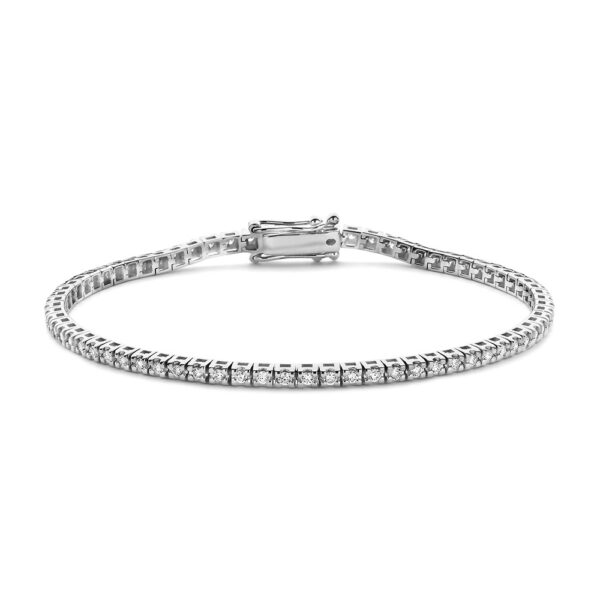 Armband witgoud briljant 1,00 crt.