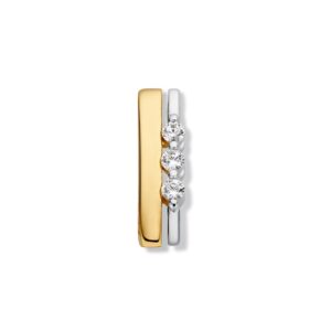Hanger bicolor zirkonia