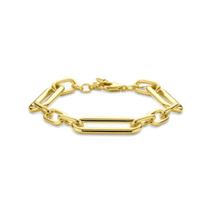 armband 11 mm 18 + 2,5 cm 14K geelgoud