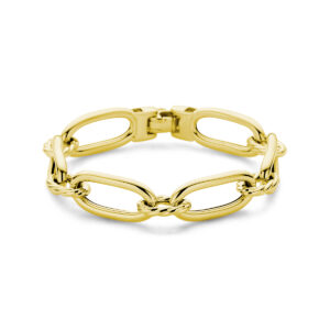 armband 12,5 mm 19 cm 14K geelgoud