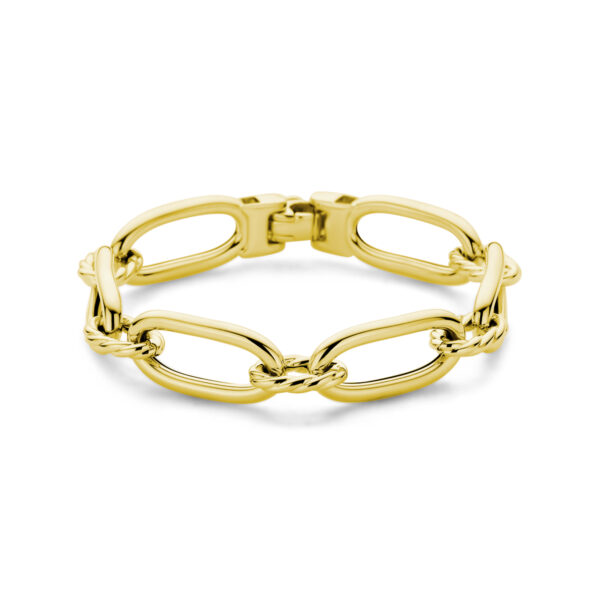 armband 12,5 mm 19 cm 14K geelgoud