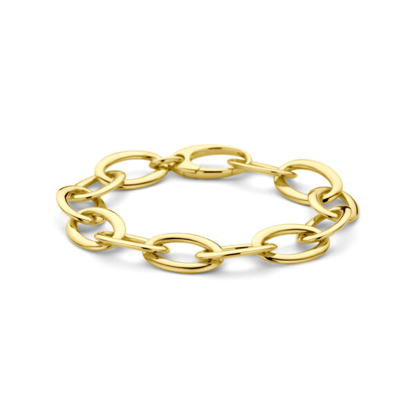 armband 13 mm 19 cm 14K geelgoud