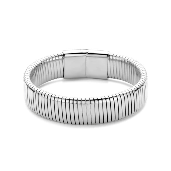 armband 15 mm 18,5 cm edelstaal - Afbeelding 3