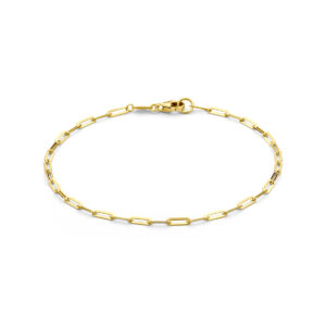 armband 2 mm 19 cm 14K geelgoud