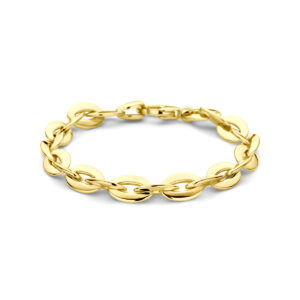 armband 8,5 mm 19,5 cm 14K geelgoud
