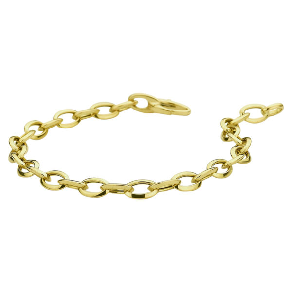 armband anker 5,7 mm 19 cm 14K geelgoud - Afbeelding 5