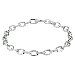 armband anker 5,7 mm 19 cm 14K witgoud