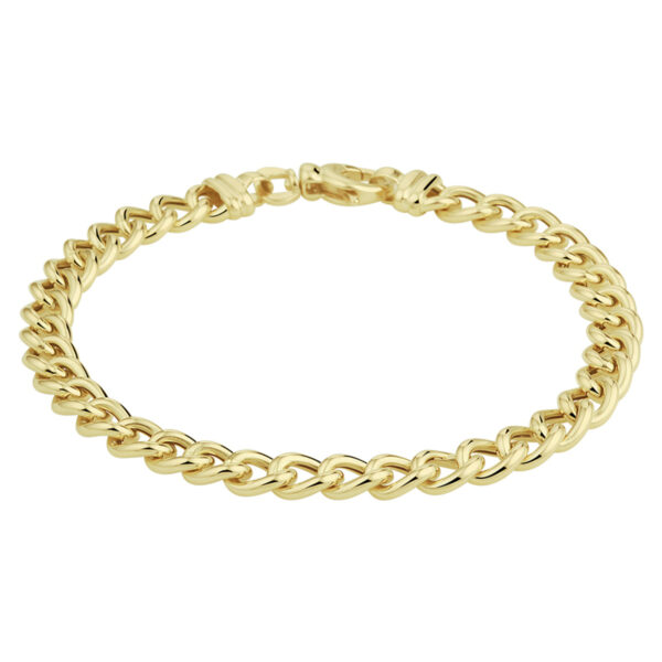 armband gourmette 6,0 mm 19 cm 14K geelgoud