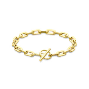 armband kapittelslot 5,5 mm 19 cm 14K geelgoud