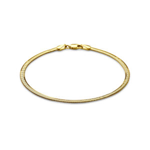 armband slang 2,6 mm 18 cm 14K geelgoud