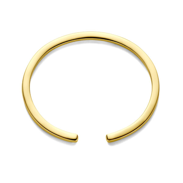 armband spang 4 mm 14K geelgoud - Afbeelding 3