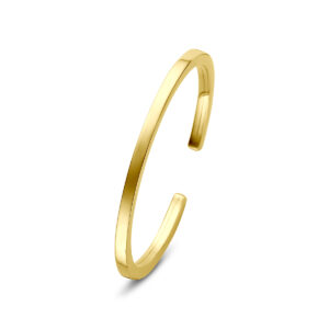 armband spang 4 mm 14K geelgoud
