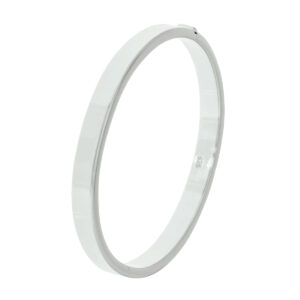 bangle scharnier vlakke buis 7 x 60 mm zilver gerhodineerd