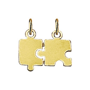 breekplaatjes puzzel 14K geelgoud