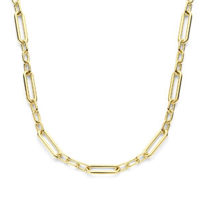 collier 11 mm 43 + 3 cm 14K geelgoud