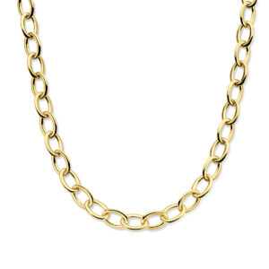 collier 13 mm 45 cm 14K geelgoud