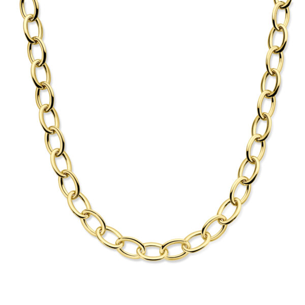 collier 13 mm 45 cm 14K geelgoud