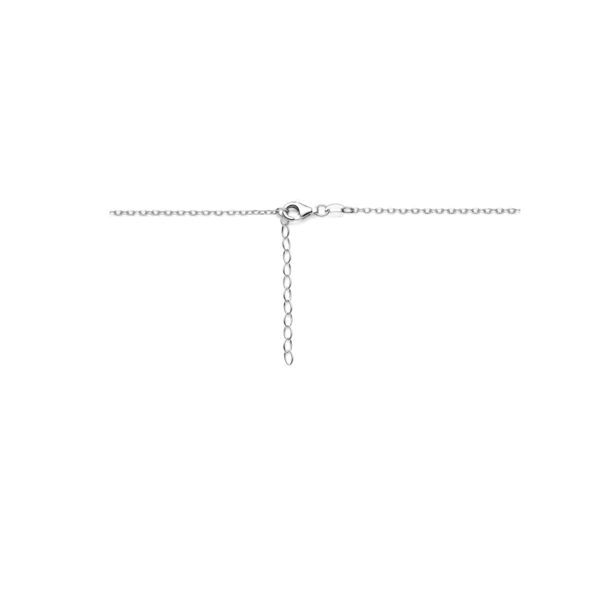 collier 40 + 4 cm zilver gerhodineerd - Afbeelding 3