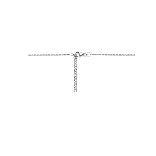 collier 40 + 4 cm zilver gerhodineerd - Afbeelding 3